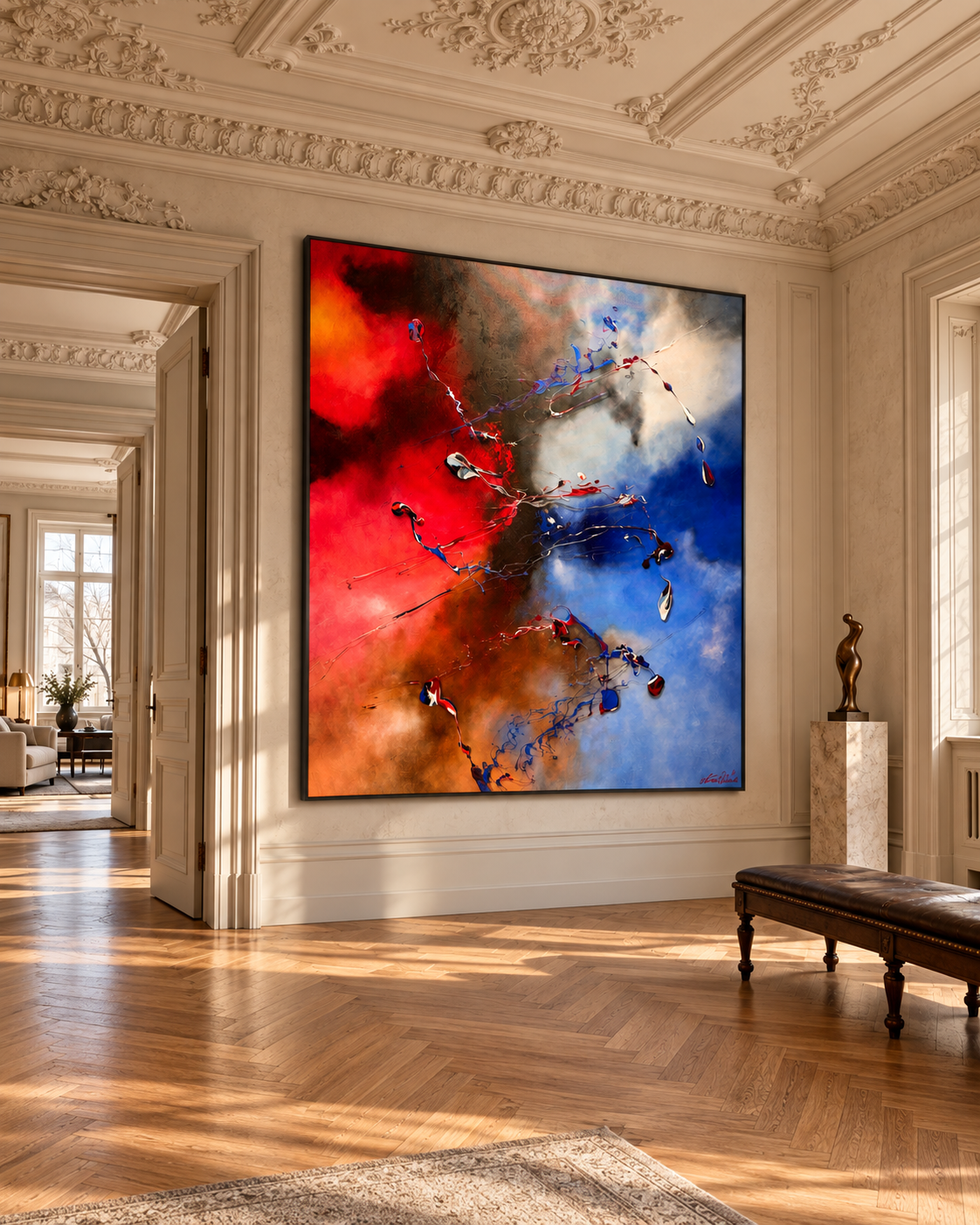 Arman Sultani — Abstract #8 — interior front (AI visualisation)
