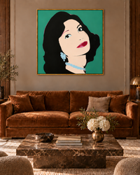 Arman Sultani — ashraf-pahlavi — individual framed portrait interior (AI visualisation)