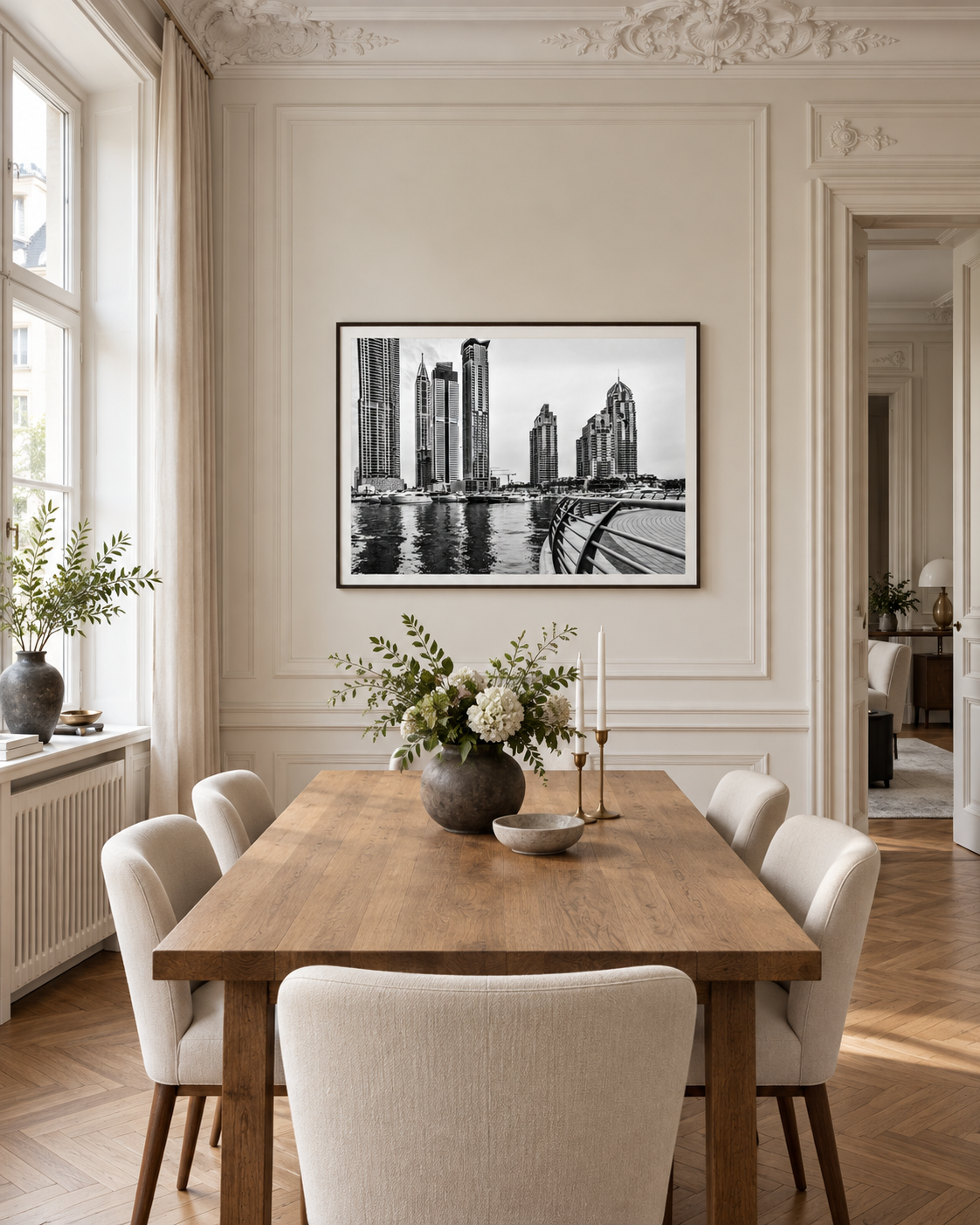Dubai — Waterfront — interior front (AI visualisation)
