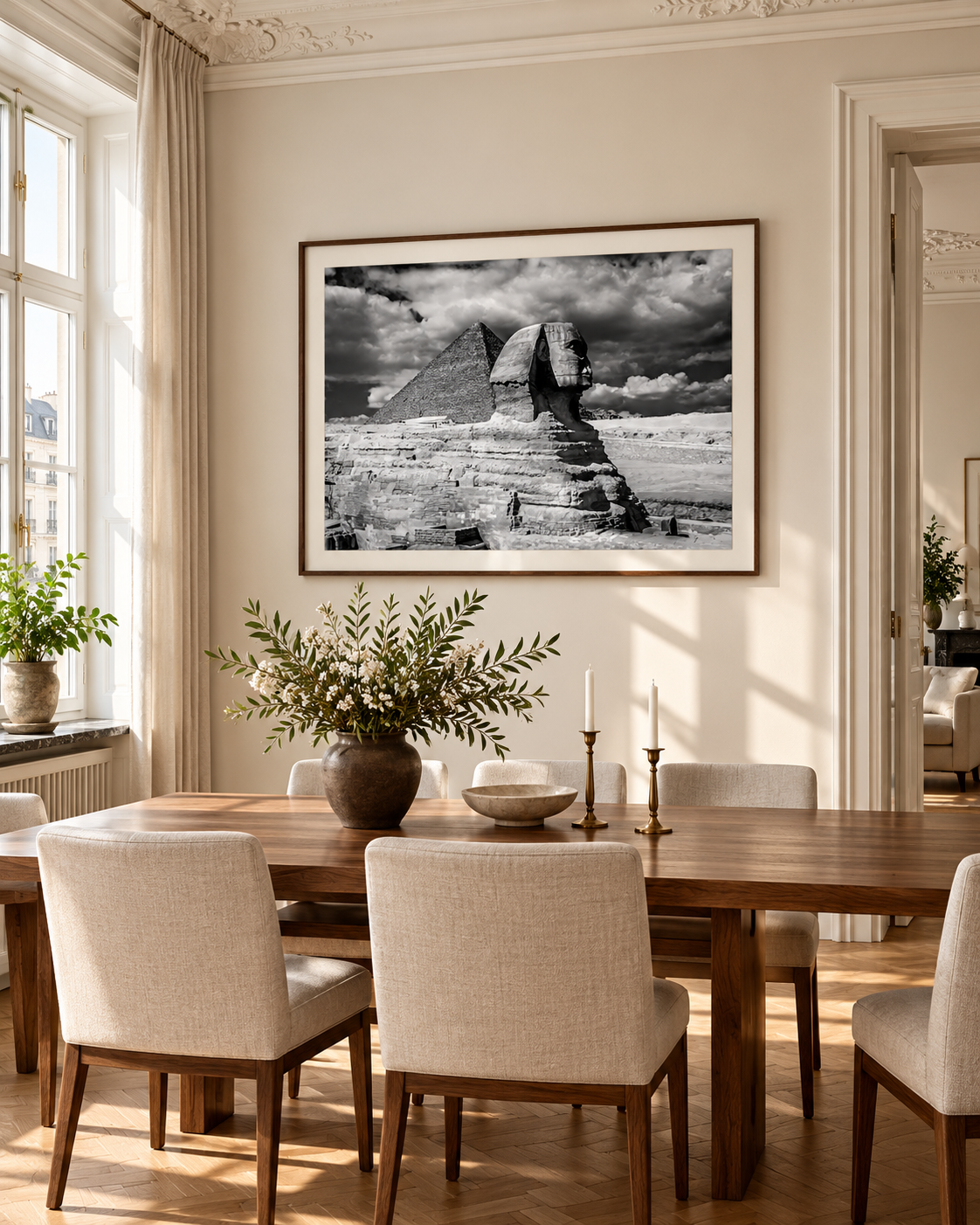 Cairo — The Sphinx — interior front (AI visualisation)