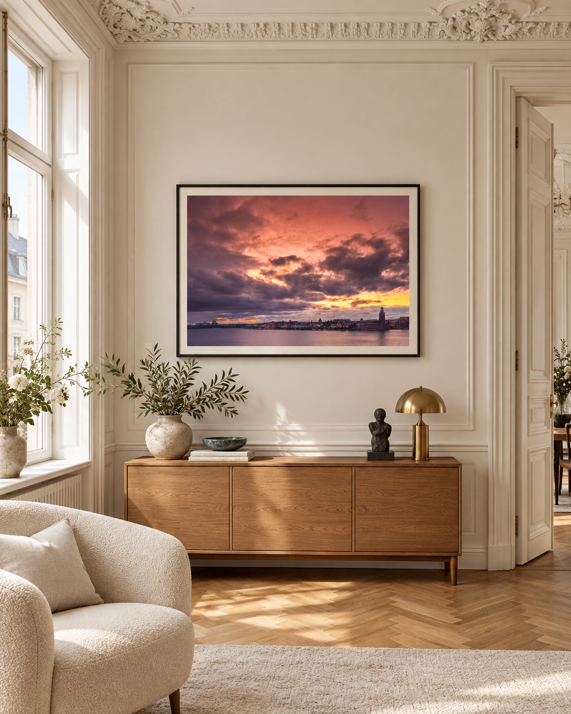 Stockholm — City Hall — interior front (AI visualisation)