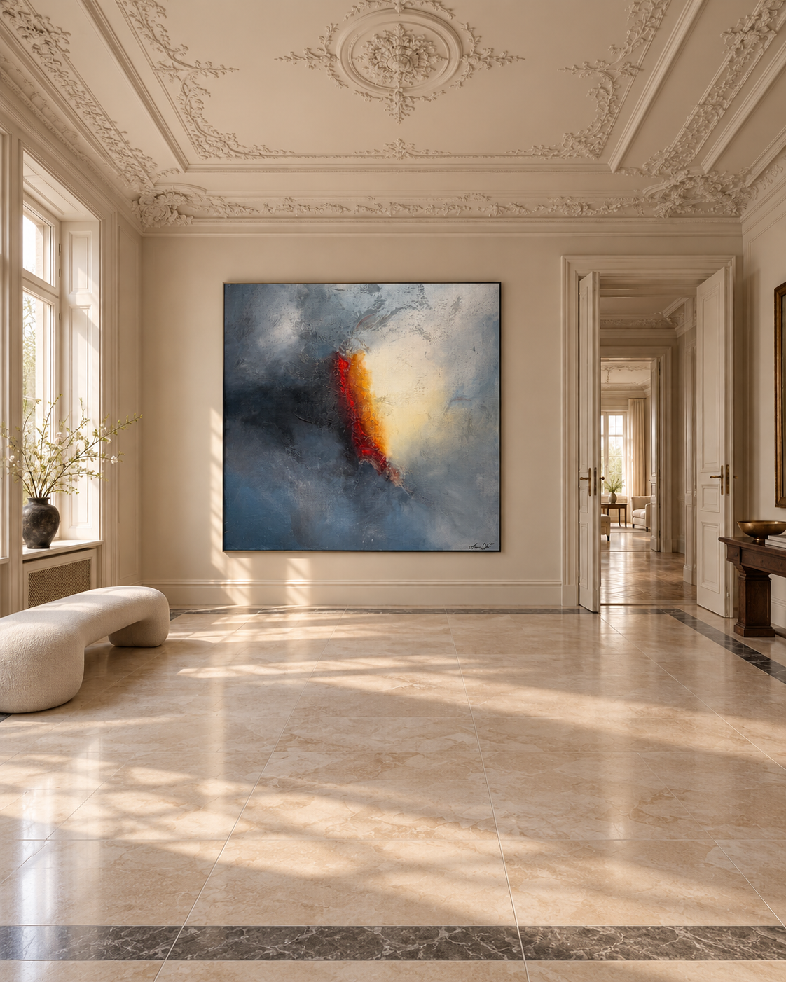 Arman Sultani — Abstract #2 — interior front (AI visualisation)