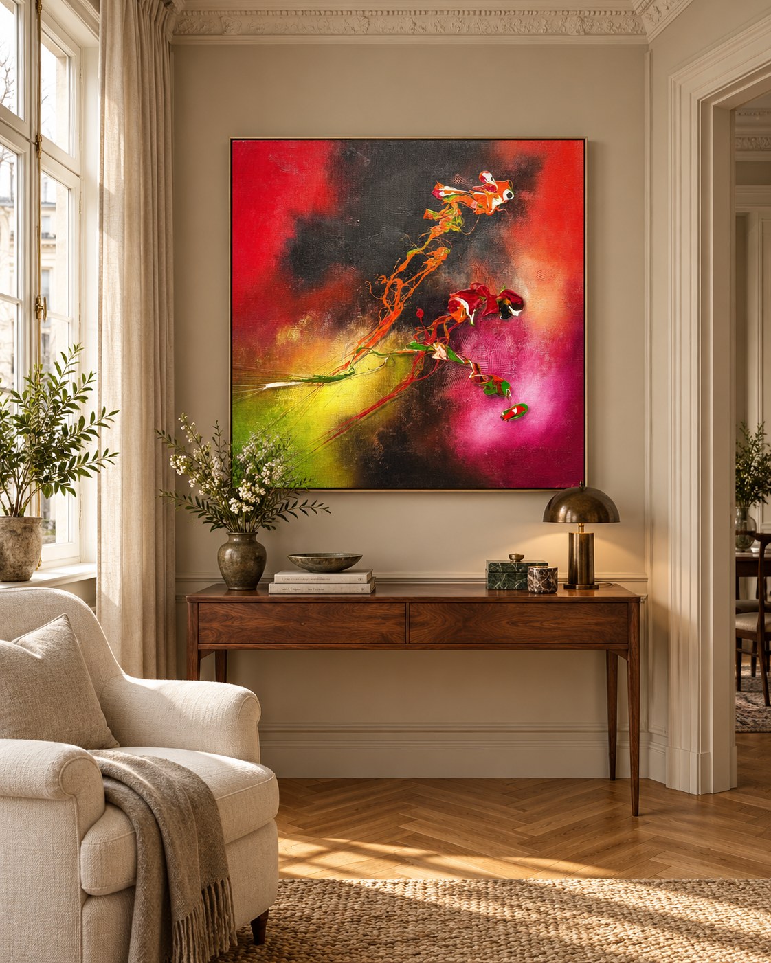 Arman Sultani — Abstract 14 — interior front (AI visualisation)