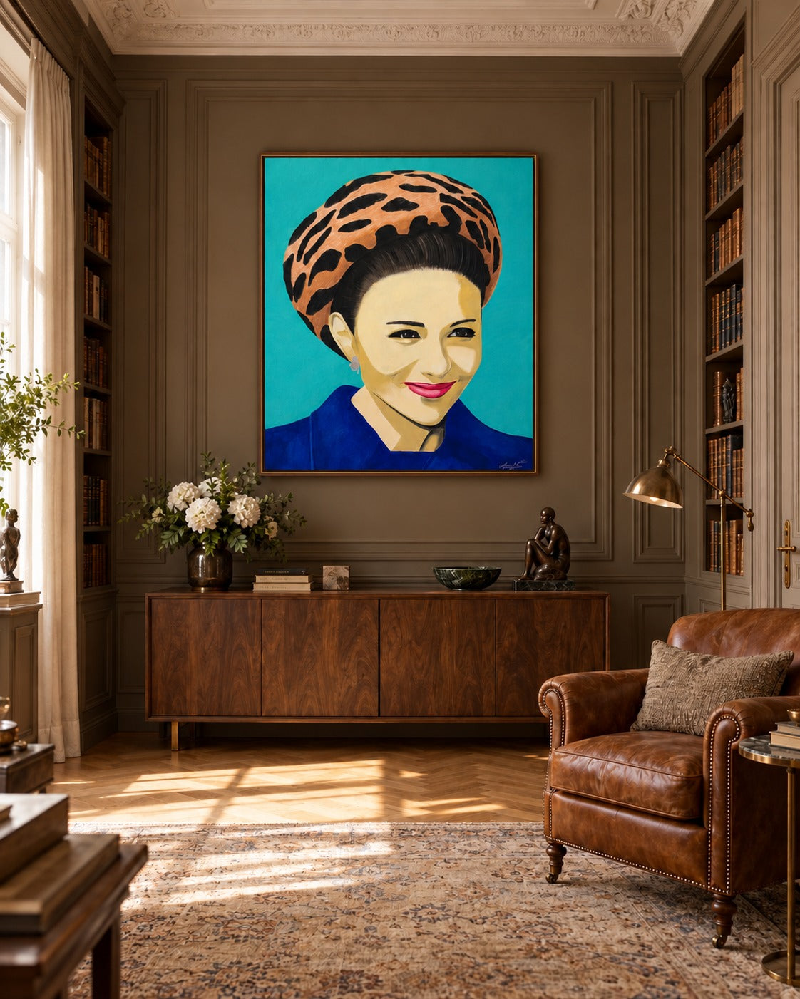 Arman Sultani — The Empress — Farah Diba — interior front (AI visualisation)