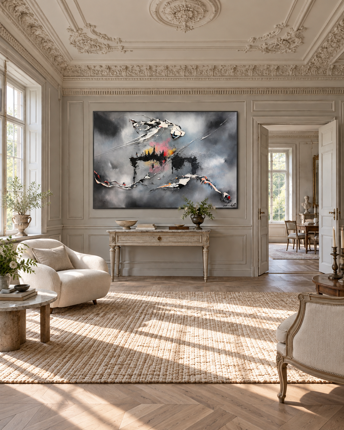 Arman Sultani — Abstract #7 — interior front (AI visualisation)